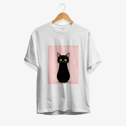 T-Shirt - Black Cat - heyvidashop