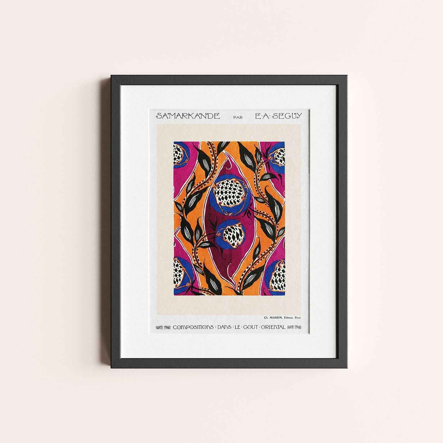 Art Nouveau Flower pattern