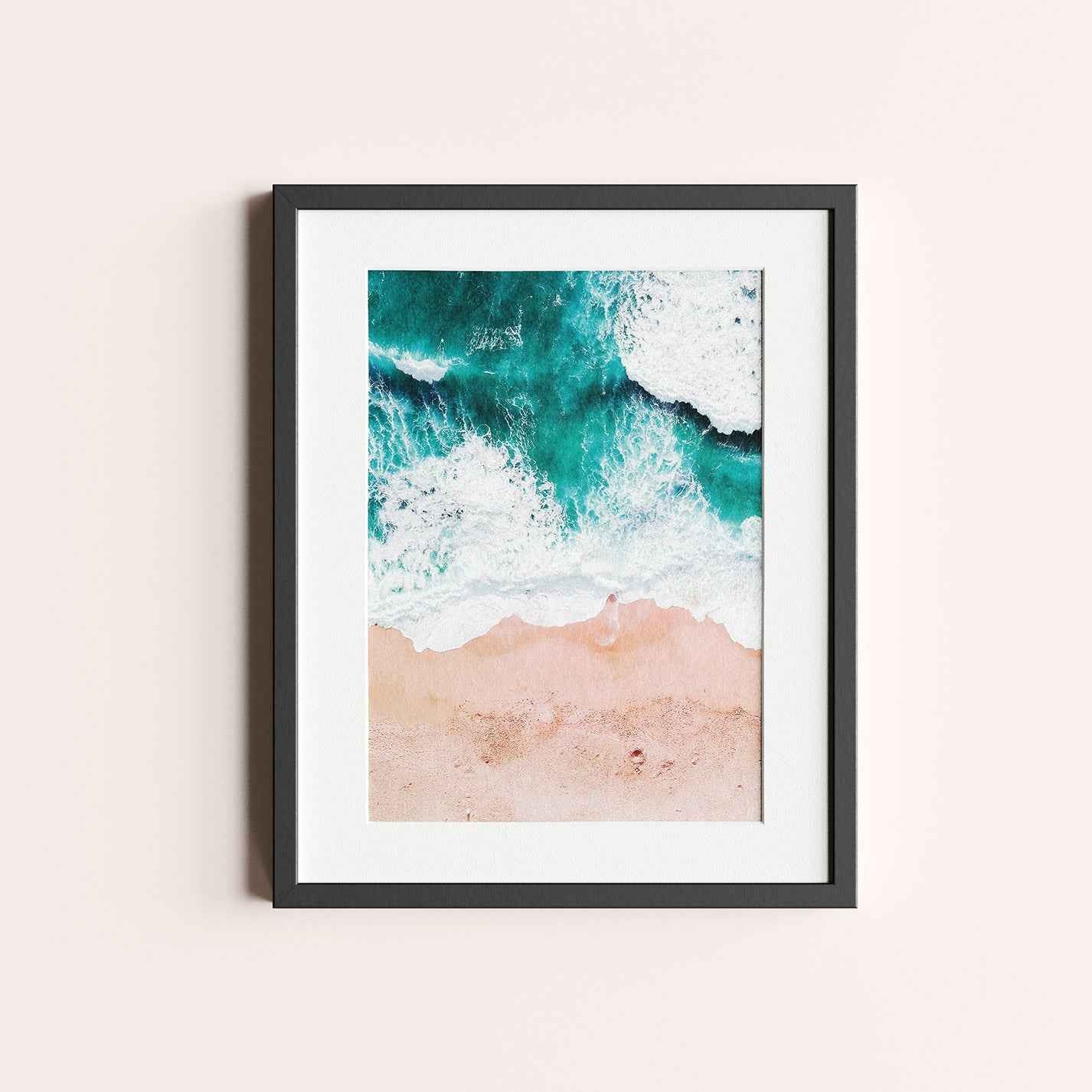 Beach from a drone