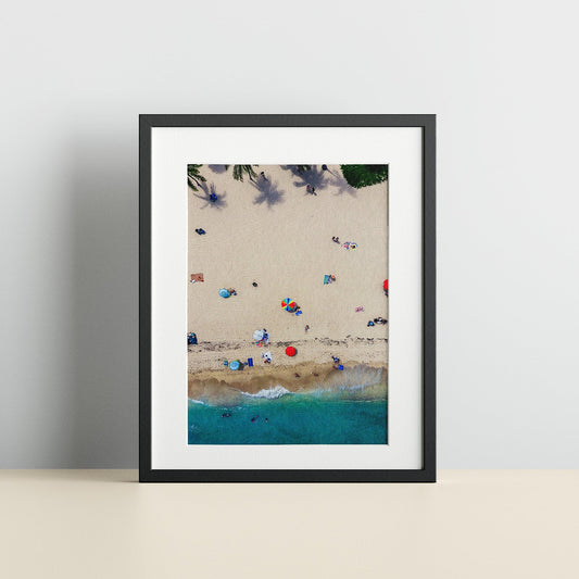 Beach with People from a drone - heyvidashop