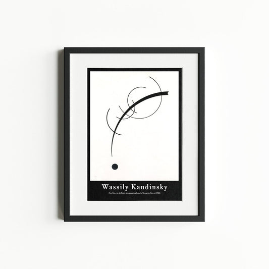 Free Curve to the Point: Accompanying Sound of Geometric Curves (1925) from Wassily Kandinsky - heyvidashop